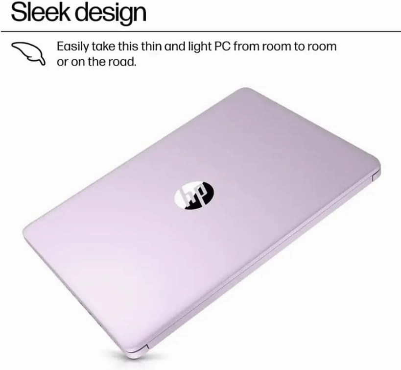 HP 2025 Student Business Laptop, Intel Processor N150(up to 3.6 GHz), 14 Inch LED Screen,16G RAM, 128GB Storange,1 Year Office 365, Windows 11 Home,Honey Lavender,w/YYY Accessories