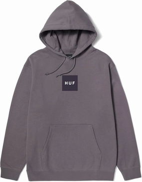 HUF Men's Box Logo Pullover Hoodie - Classic Cotton Blend Sweatshirt