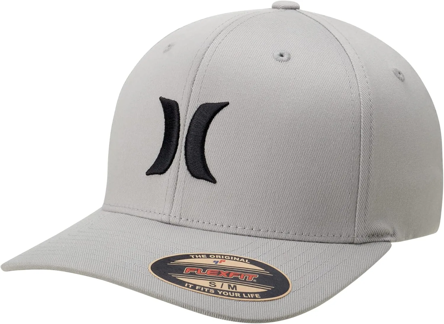 Hurley Mens Baseball Cap - Flexfit Fitted Baseball Caps for Men (Sizes: S-XL)