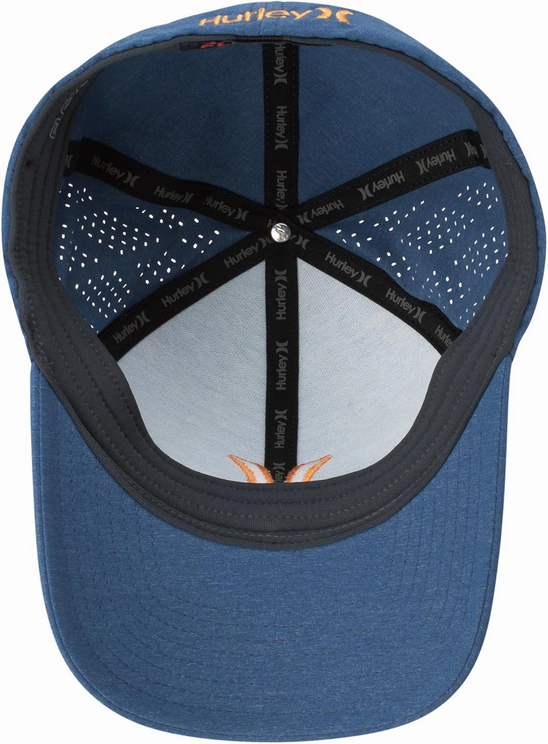 Hurley Men's Caps - Flexfit and Quick-Dry Phantom Curved Baseball Caps for Men - Classic Mens Trucker Hats (S-XL)