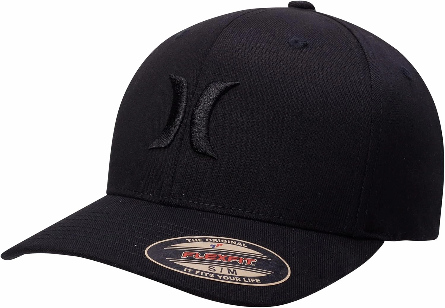 Hurley Mens Baseball Cap - Flexfit Fitted Baseball Caps for Men (Sizes: S-XL)
