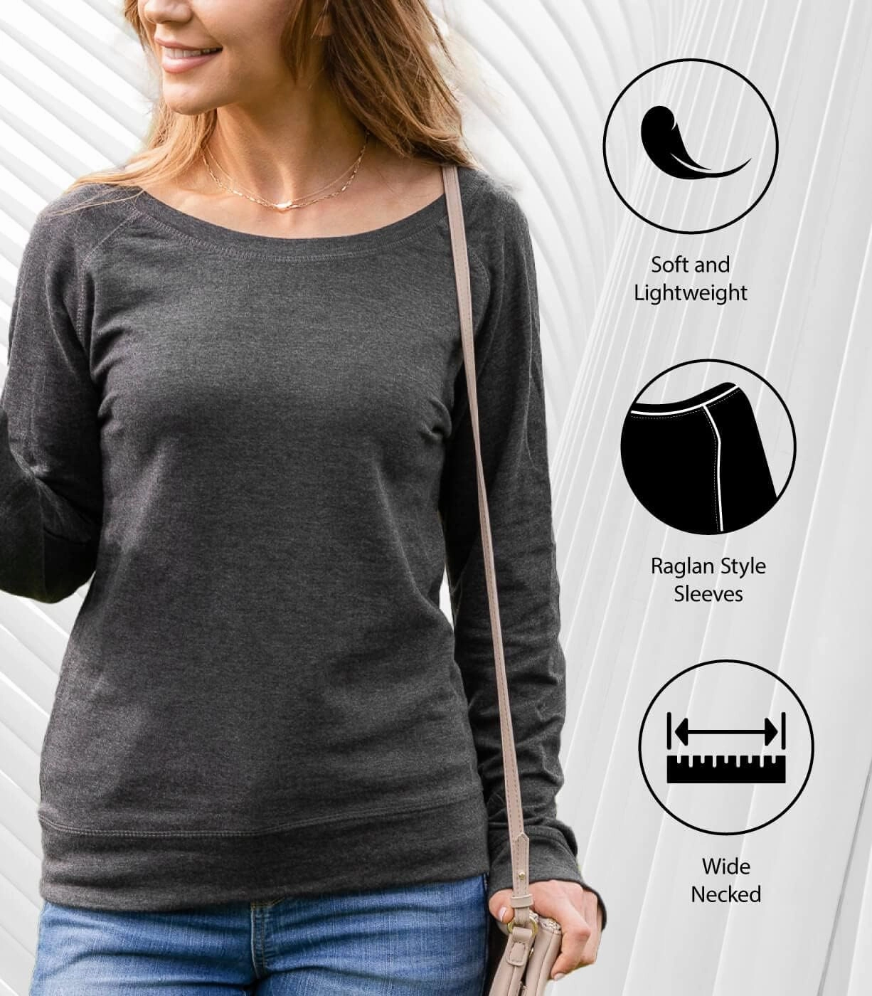 HYBRID APPAREL - MTV - Logo Jack O Lantern - Women's Lightweight French Terry Pullover