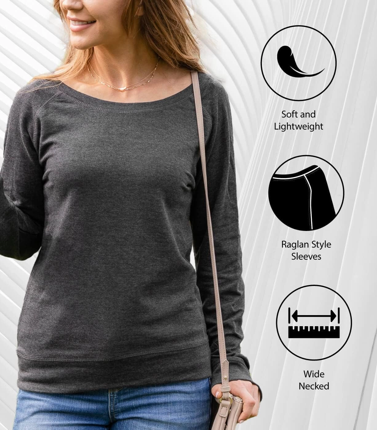 HYBRID APPAREL - MTV - Logo Jack O Lantern - Women's Lightweight French Terry Pullover