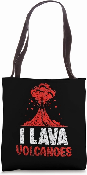 I Lava Volcanoes Ash Volcanic Eruption Volcano Tote Bag