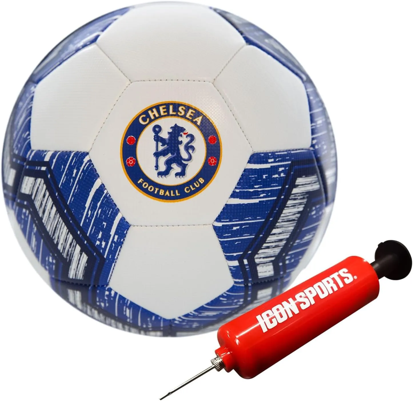 Icon Sports Officially Licensed Chelsea FC Regulation Size 5 Soccer Ball