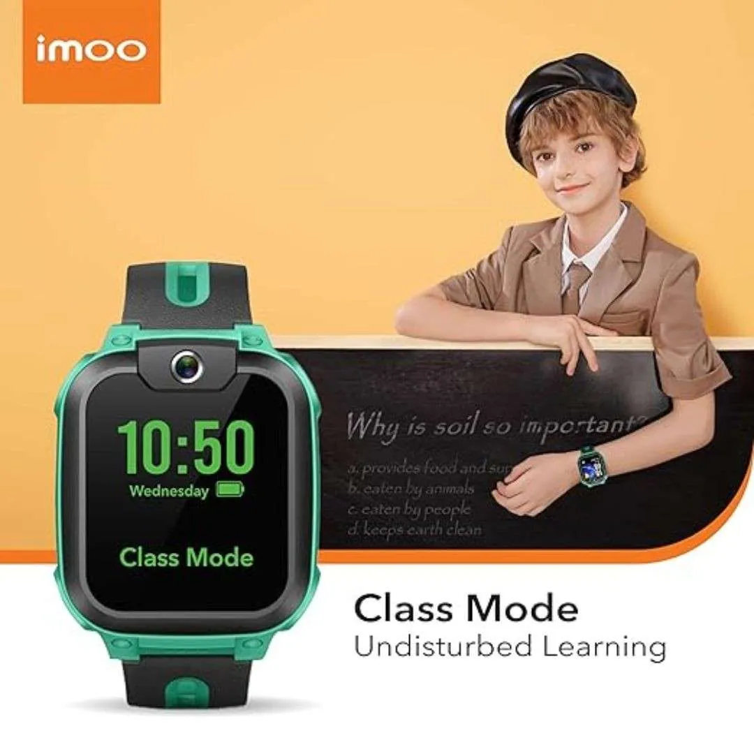 IMOO Watch Phone Z1, 4G Smart Watch for Kids with Real-Time HD Video & Phone Call, Smart Watch for Girls & Boys, Green