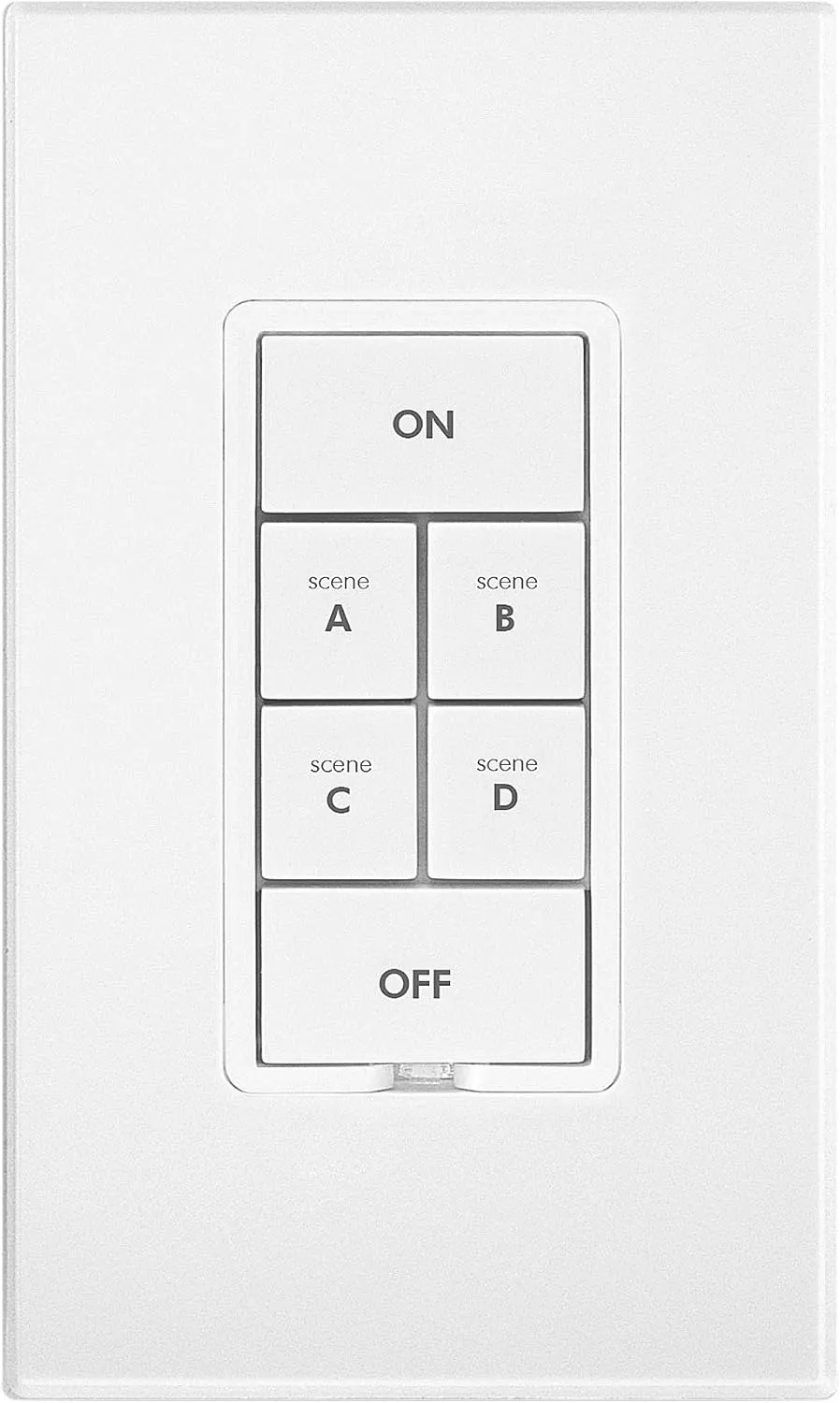 Insteon Smart On/Off 6-Button Keypad, KeypadLinc In-Wall Controller, 2487S (White) - Insteon Hub required for voice control with Alexa & Google Assistant