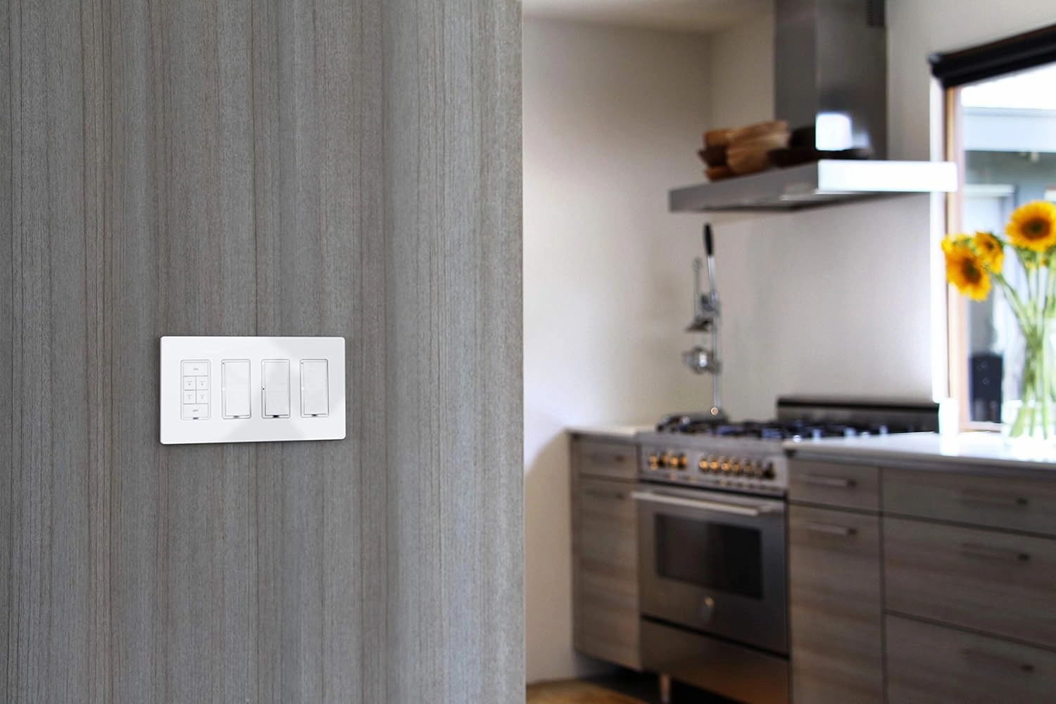 Insteon Smart On/Off Wall Switch, 1800W, 2477S (White) - Needs Neutral Wire - Requires Insteon Hub for Voice Control with Amazon Alexa and Google Assistant