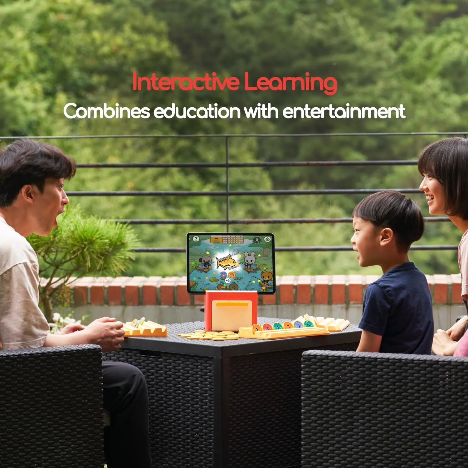 Interactive Edutainment Games for Family | App-Connected Learning Games | Physital Boardgame Console for Entire Family | Multilingual Edutainment Games (Family Pack)