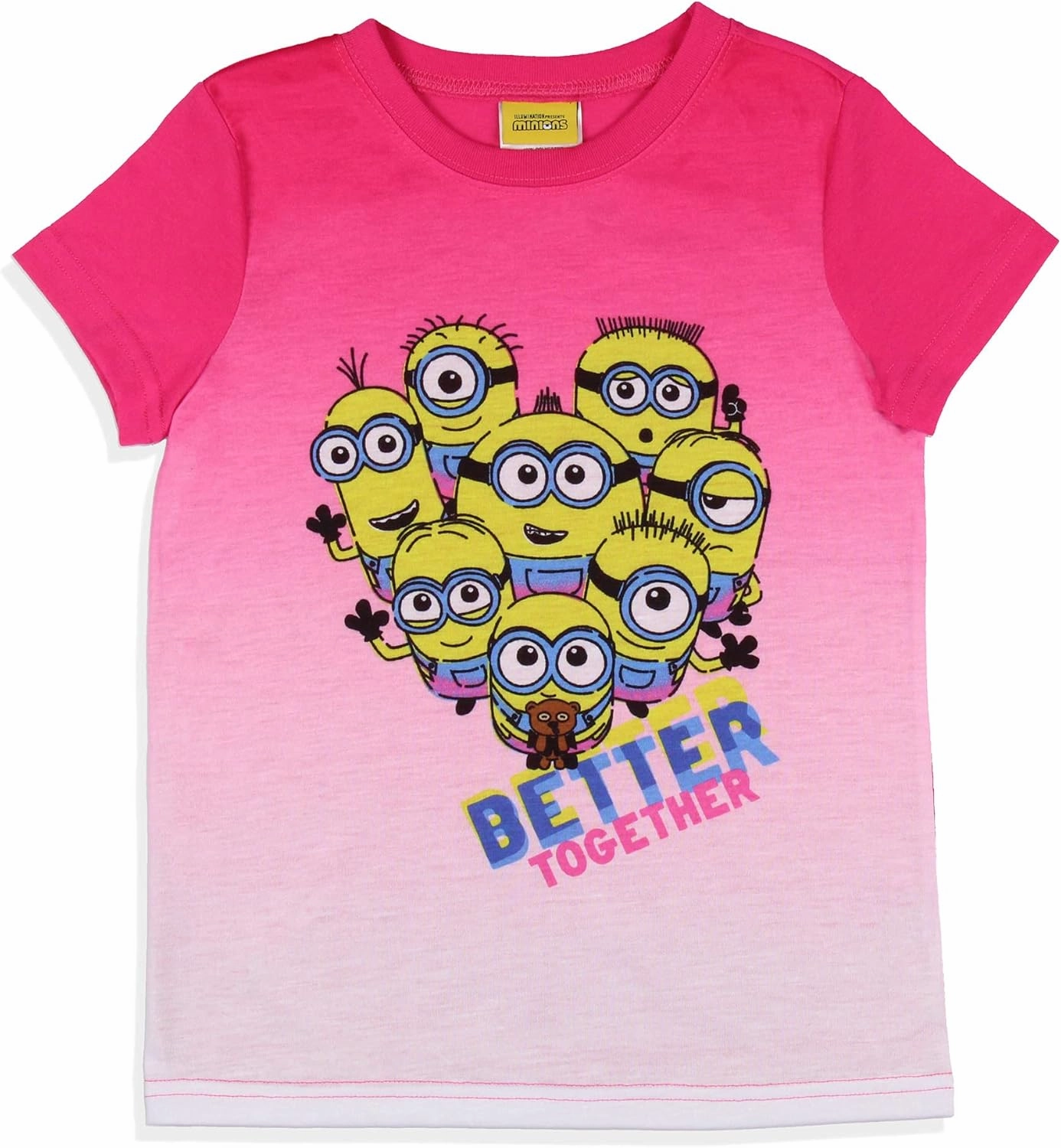 INTIMO Despicable Me Girls' Movie Minions Better Together Sleep Pajama Set Shorts