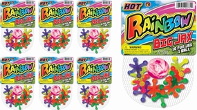JA-RU Big Jacks Toy Set (Pack of 6 Units) Kids Jax Classic Games Great Party Favors or Pinata Filler in Bulk. 731-6