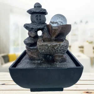 Japanese Lantern Water Fountain