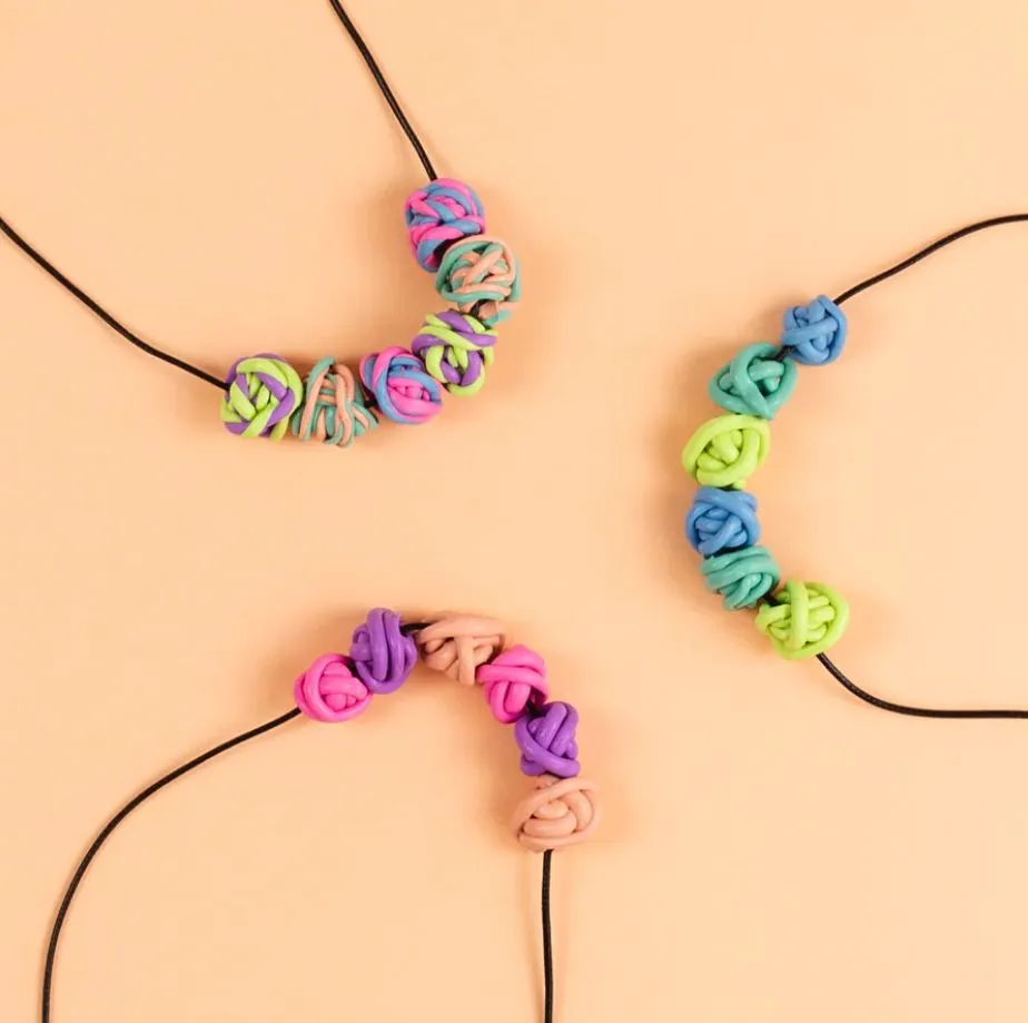 Jewellery Design Kit | Twisty Beads Necklaces