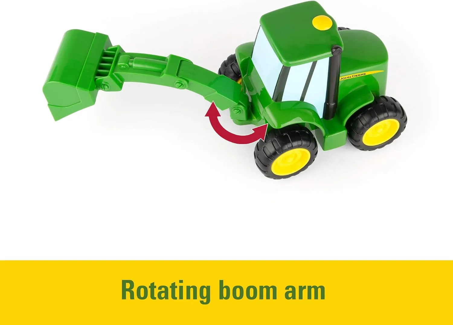John Deere Lights & Sounds Farmin' Friends Toy Hauling Set with Truck and Backhoe Tractor