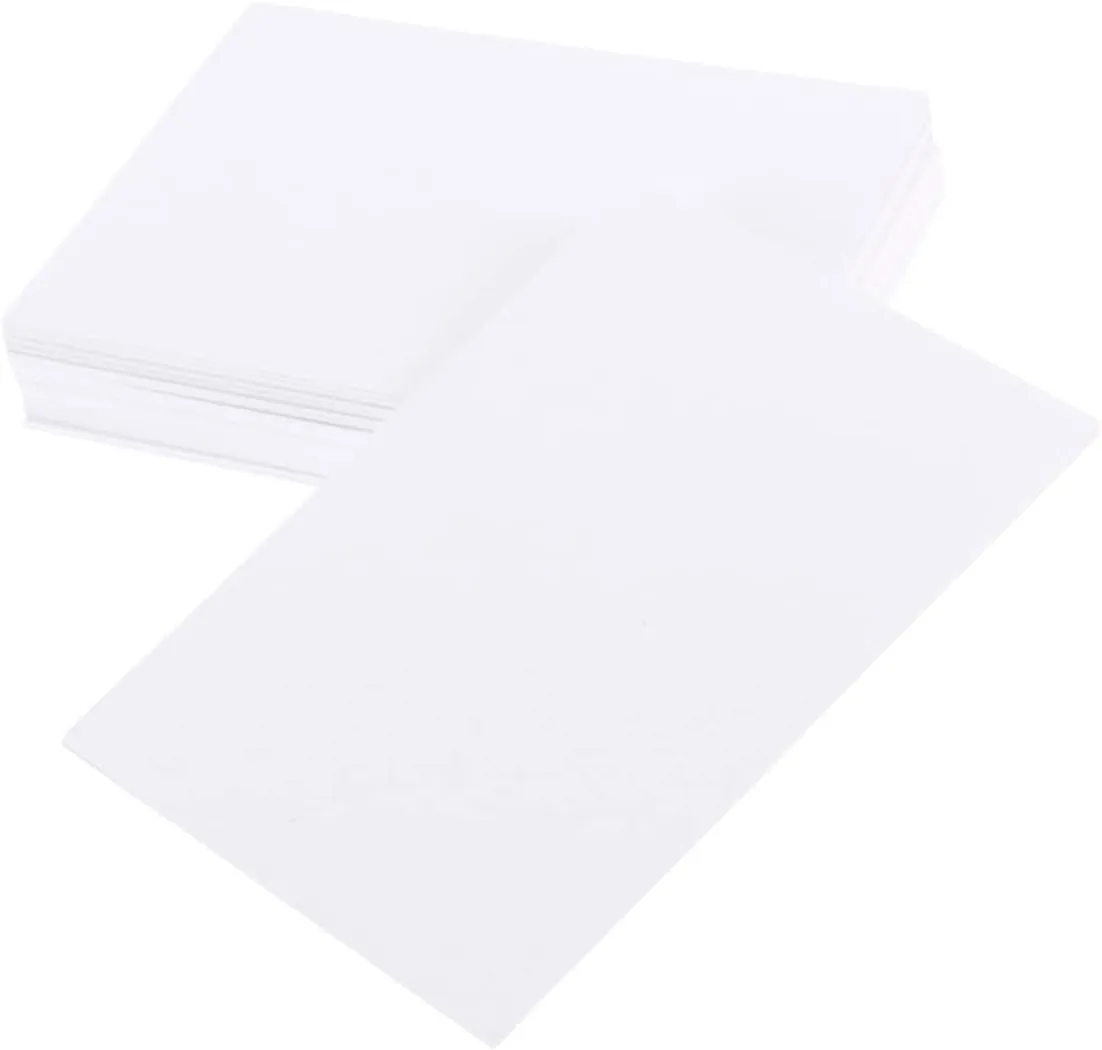 jojofuny 100pcs Watercolor Paper for Students Durable Sketching Drawing Supplies for Art Projects School Supplies Educational Crafts