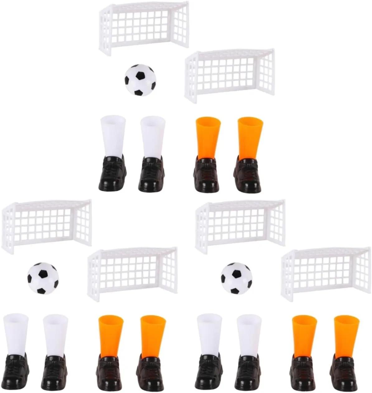 jojofuny 3 Sets Tabletop Soccer Toy Family Finger Soccer Game Table Football Winner Funny Finger Toys Plastic Tabletop Puzzle for Kids Table Football Game
