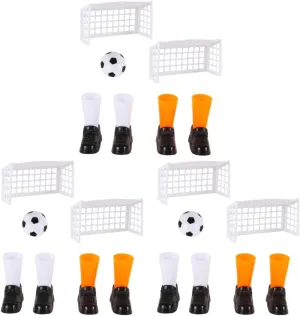 jojofuny 3 Sets Tabletop Soccer Toy Family Finger Soccer Game Table Football Winner Funny Finger Toys Plastic Tabletop Puzzle for Kids Table Football Game
