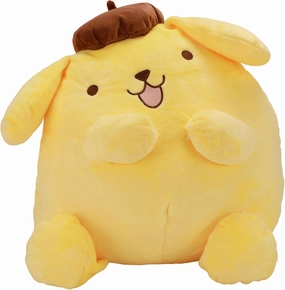 Juju Pompompurin Plush (20 in) - Cute Kawaii Plushies - Kawaii Accessories Pompompurin Stuff - Pom Pom Purin (Fun)