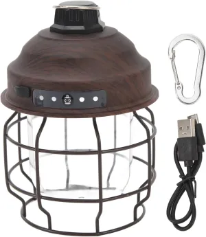 JUOPZKENN Retro Camping Lights 3600mAh LED Rechargeable Camping Lantern for Power Outages Hurricane Outdoors Home Decoration