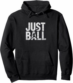 Just Ball Silhouette Dunk Athlete Sport Player Pullover Hoodie