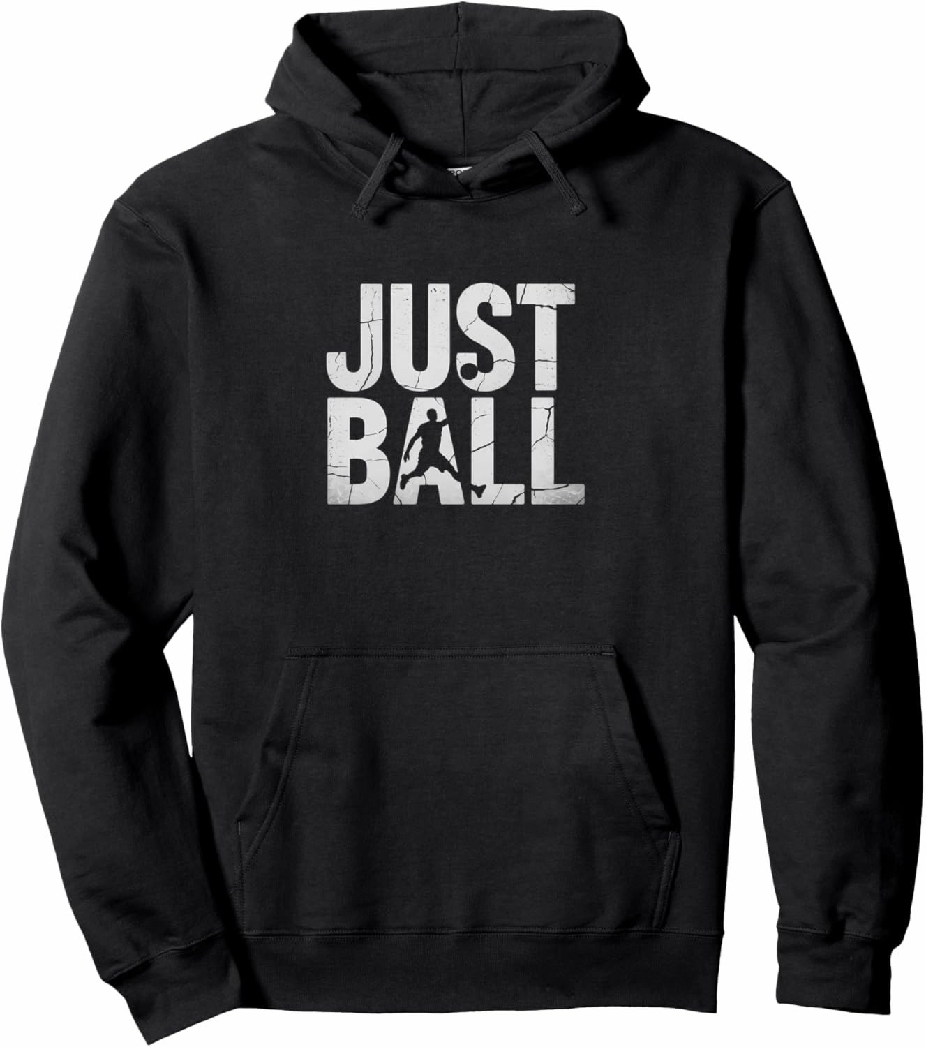 Just Ball Silhouette Dunk Athlete Sport Player Pullover Hoodie
