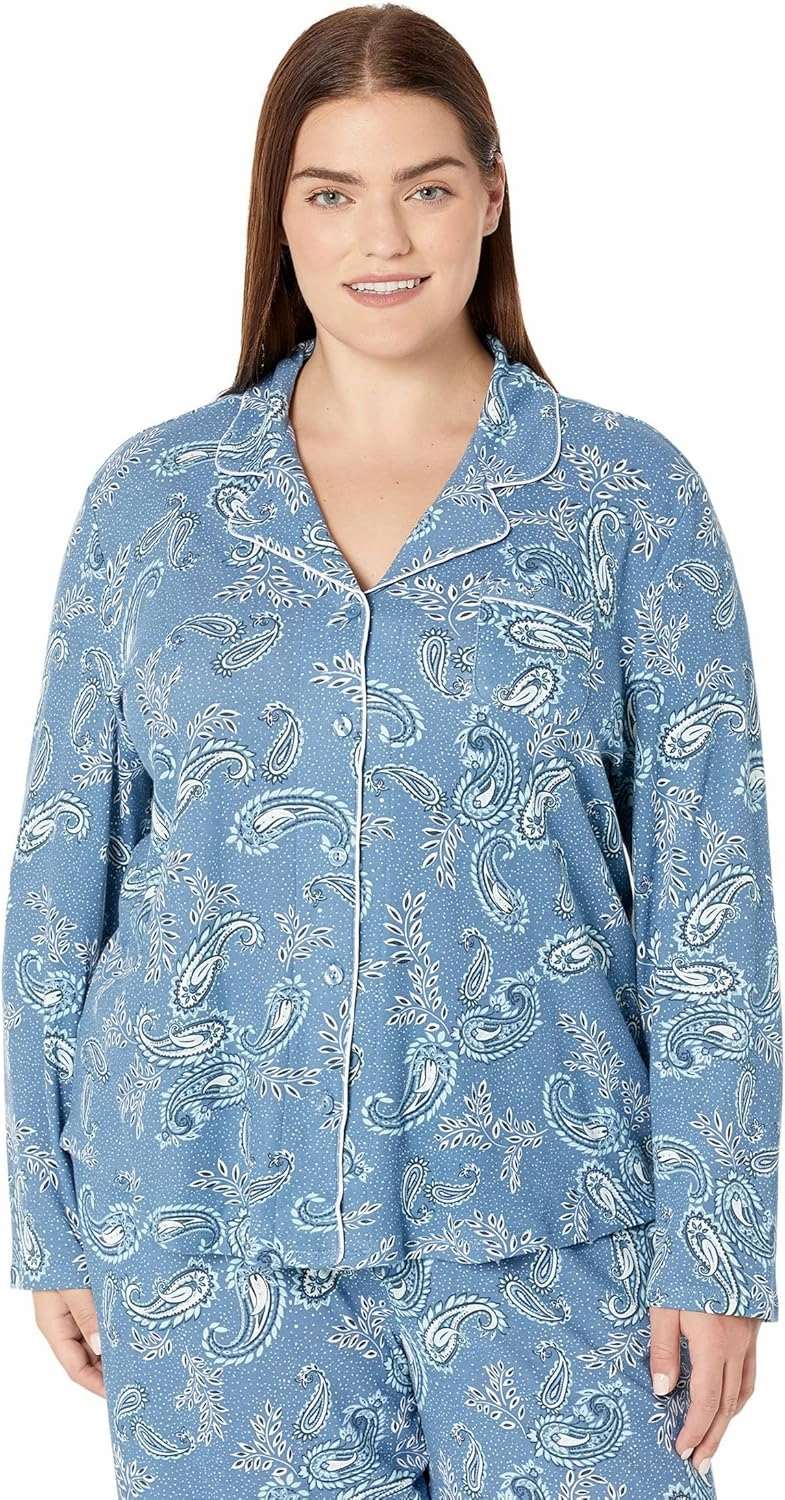 Karen Neuburger Women's Long-Sleeve Floral Girlfriend Pajama Set Pj