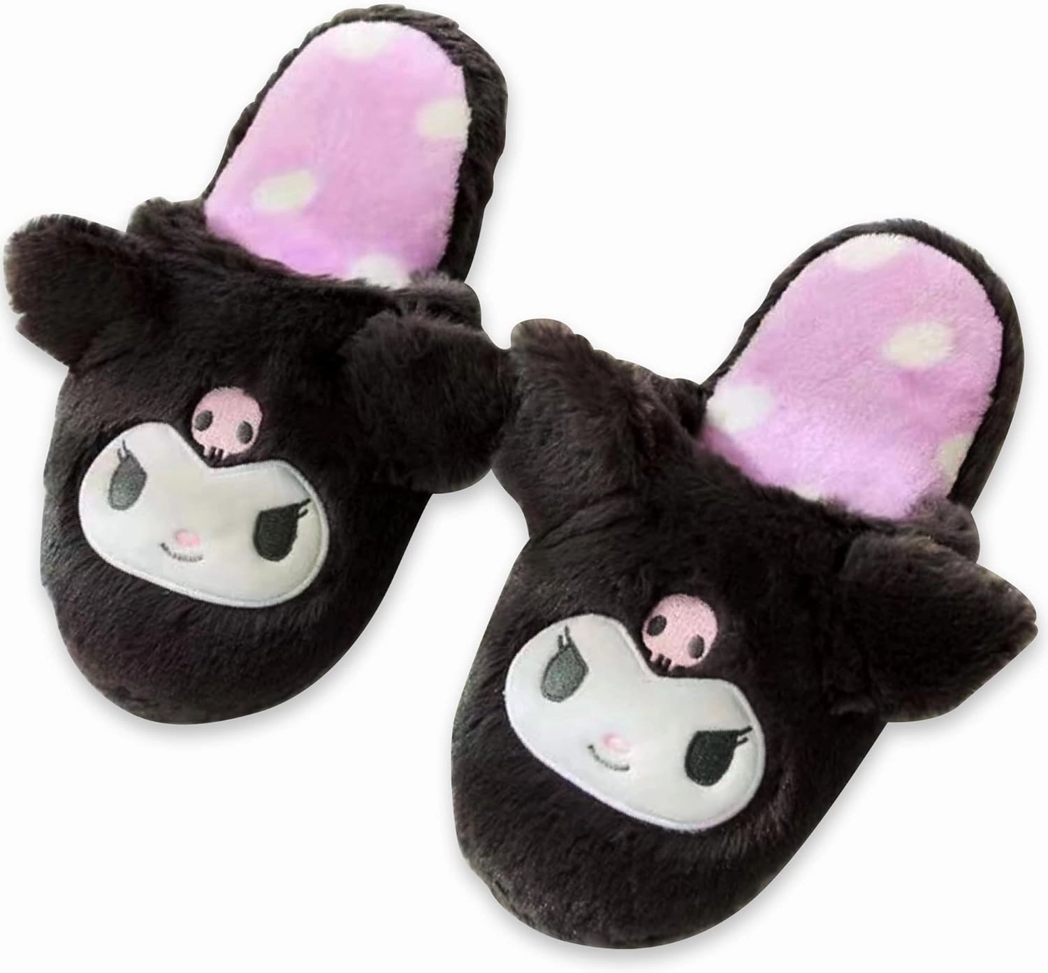 Kawaii Slippers, One Size Fits Most Winter Warm Indoor Bedroom Shoes Women Girls