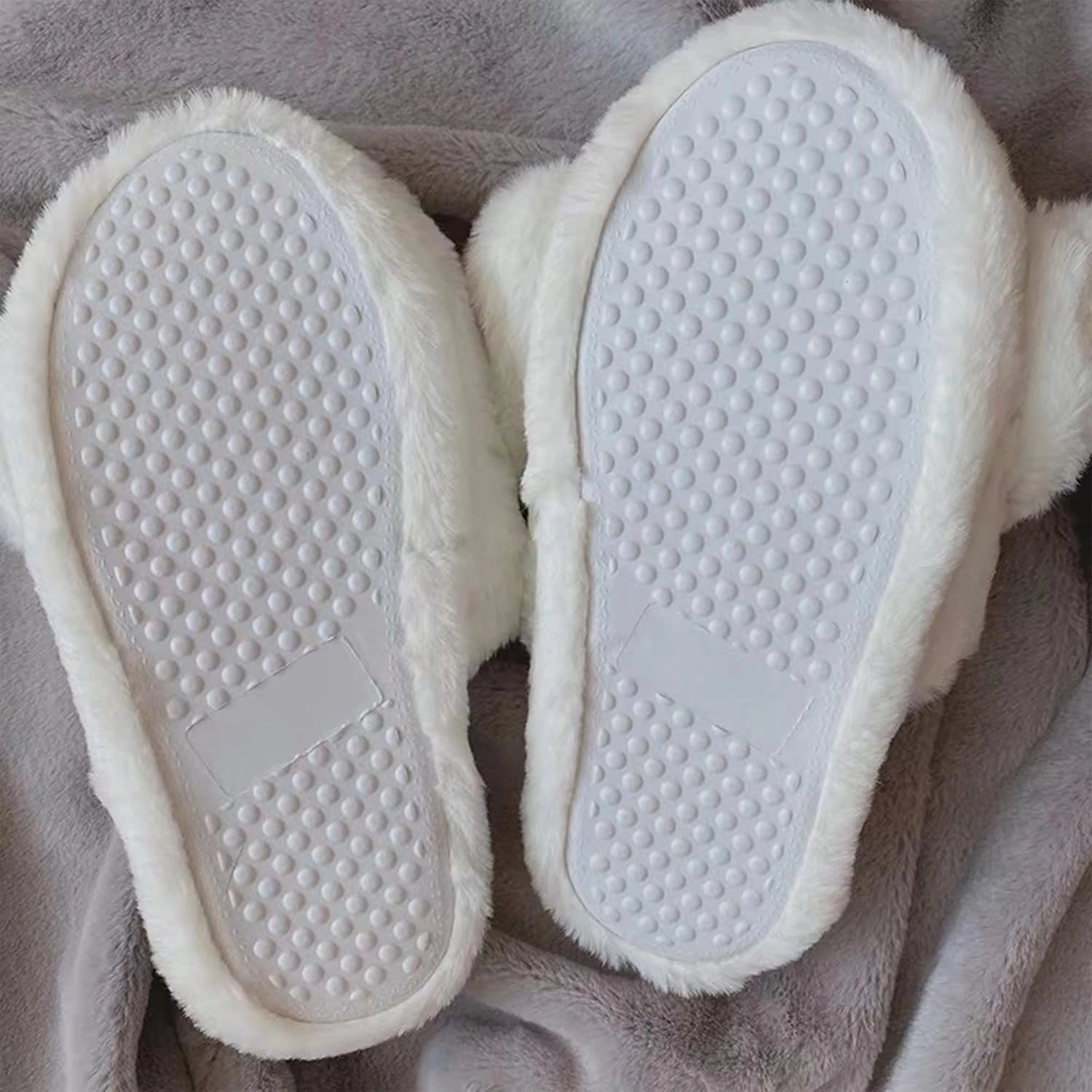 Kawaii Slippers, One Size Fits Most Winter Warm Indoor Bedroom Shoes Women Girls