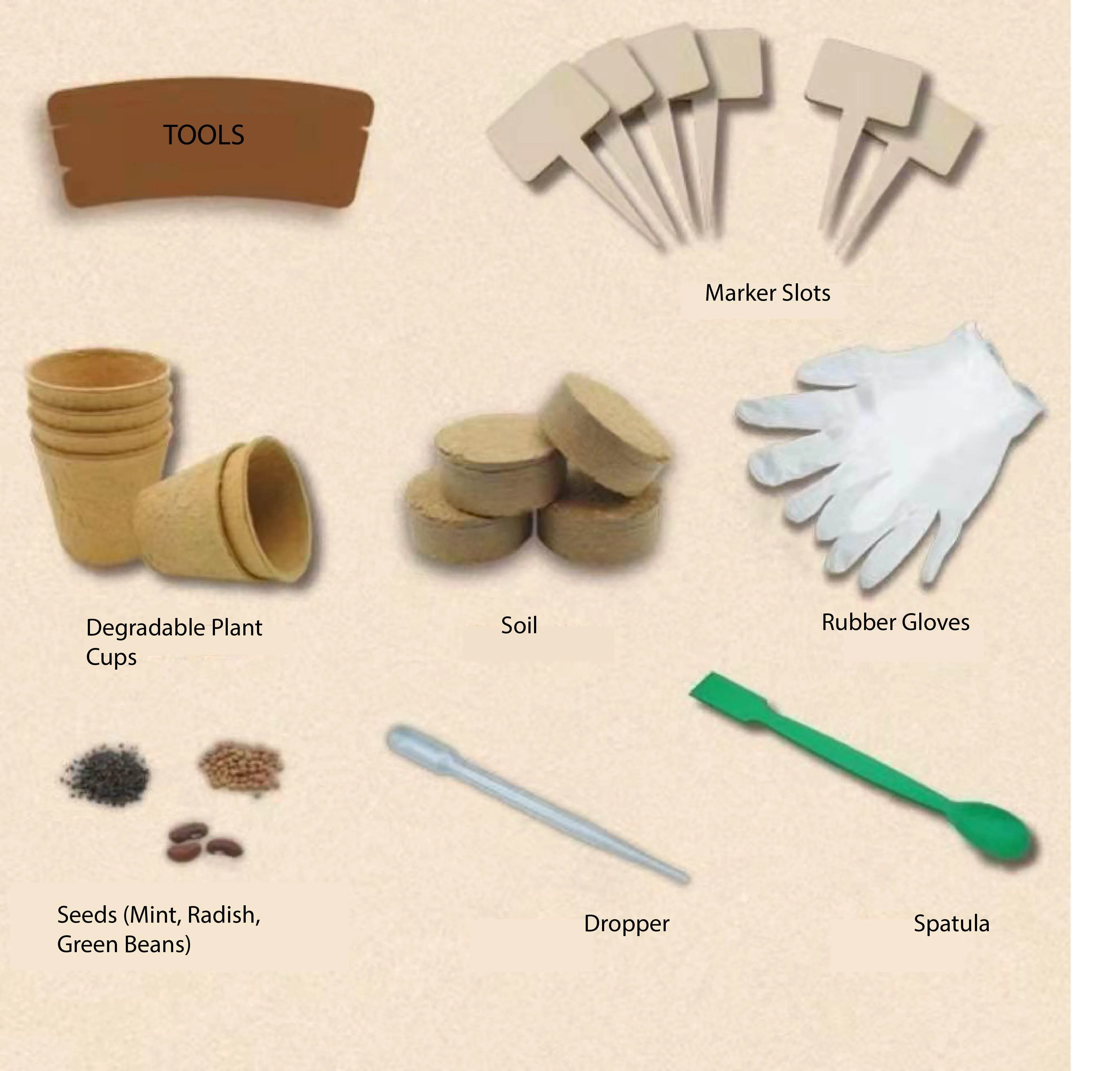 Kids Gardening Kit - Mini DIY Creative Garden Activity for Children