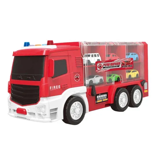 Kids Transforming Car Parking Lot Playset – 2-in-1 Interactive Garage & Vehicle Toy
