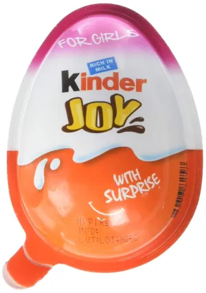 Kinder Joy With Surprise Inside - (GIRLS Display W/ 16 Units)