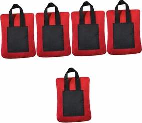 Kisangel 5pcs Portable Picnic Blanket Beach Mat Sand Cushion for Camping Lightweight Folding Outdoor Pad for Travel Family Gatherings and Festivals