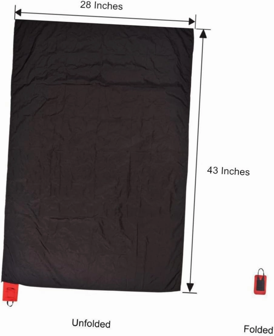 Kisangel 5pcs Portable Picnic Blanket Beach Mat Sand Cushion for Camping Lightweight Folding Outdoor Pad for Travel Family Gatherings and Festivals