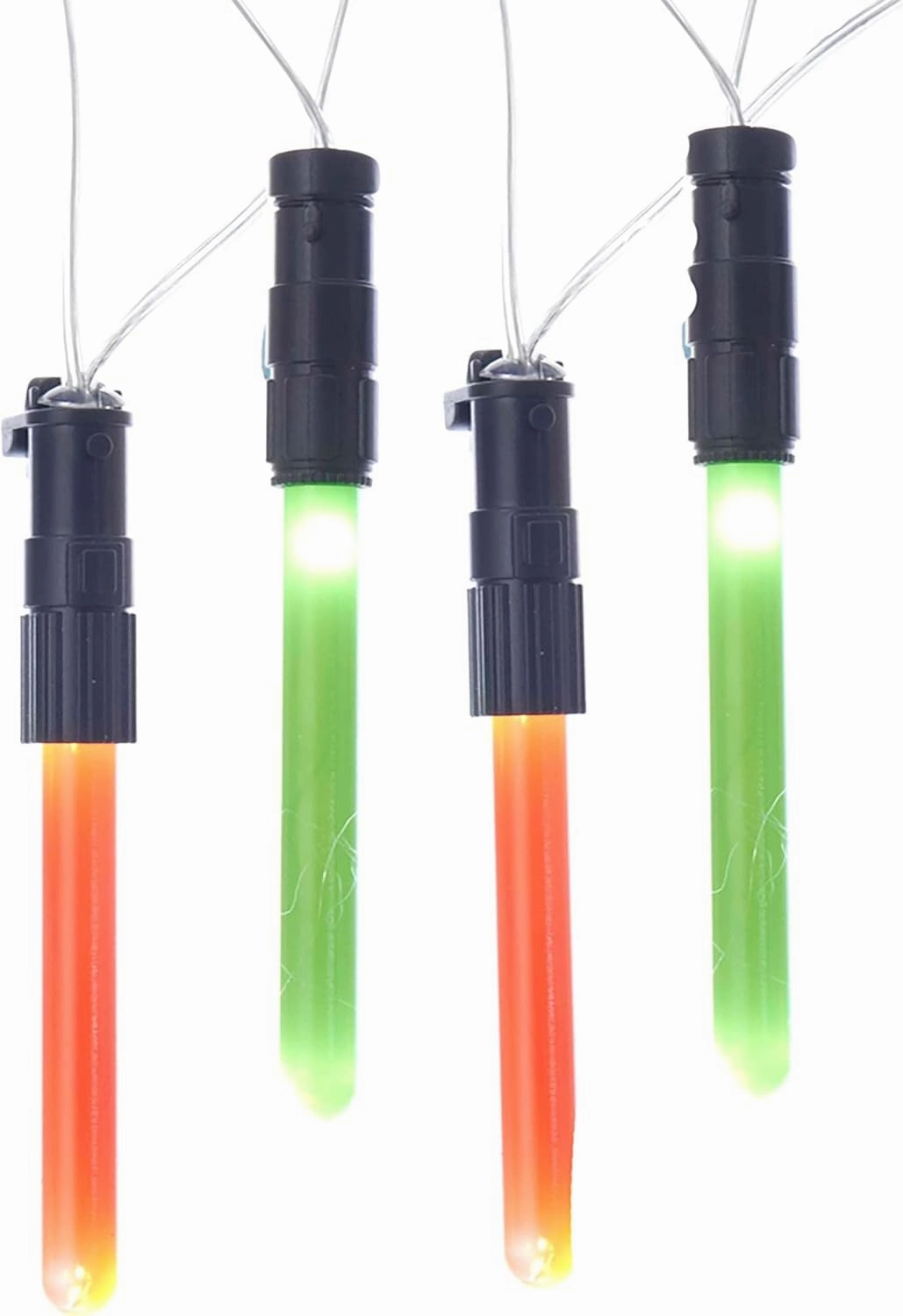 Kurt Adler Star Wars Lightsabers Light Set Green Standard