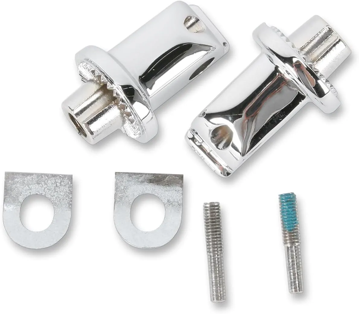 Kuryakyn 8828 Splined Male Mount Peg Adapters for Front/Rear Footpegs and Floorboards: Indian, Victory Motorcycles, Chrome, 1 Pair
