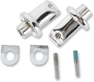 Kuryakyn 8828 Splined Male Mount Peg Adapters for Front/Rear Footpegs and Floorboards: Indian, Victory Motorcycles, Chrome, 1 Pair
