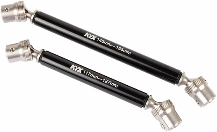 KYX Racing Stainless Steel Center Drive Shaft Upgrades Parts Accessories for 1/10 RC Crawler Car Axial RBX10 RYFT