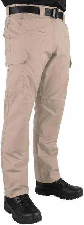 LA Police Gear Men's Battle Rattle Stretch Cargo Pants, Durable Ripstop Tactical Pants for Men, Stretch Waistband EDC Pants