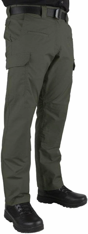 LA Police Gear Men's Battle Rattle Stretch Cargo Pants, Durable Ripstop Tactical Pants for Men, Stretch Waistband EDC Pants