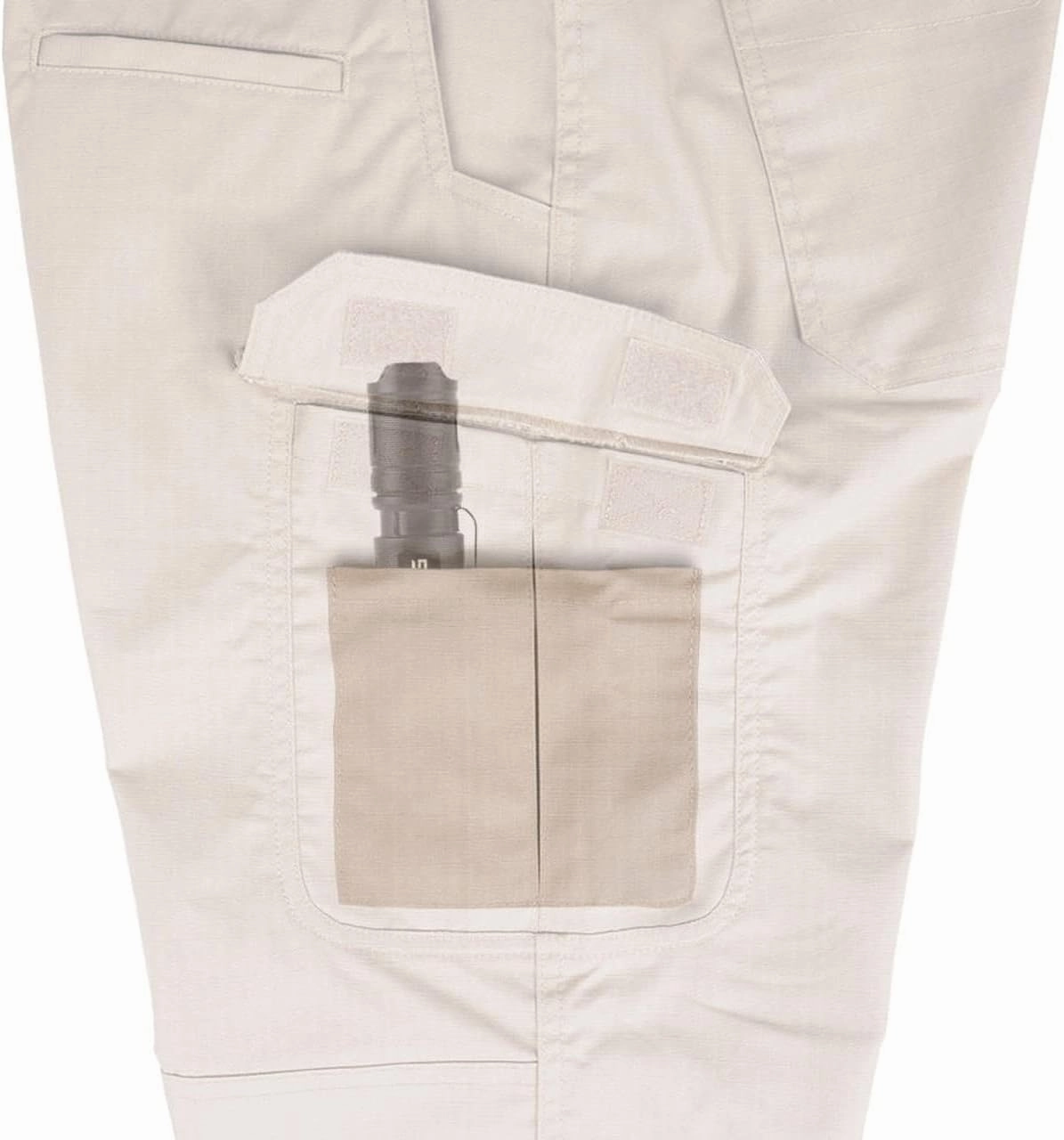 LA Police Gear Men's Battle Rattle Stretch Cargo Pants, Durable Ripstop Tactical Pants for Men, Stretch Waistband EDC Pants
