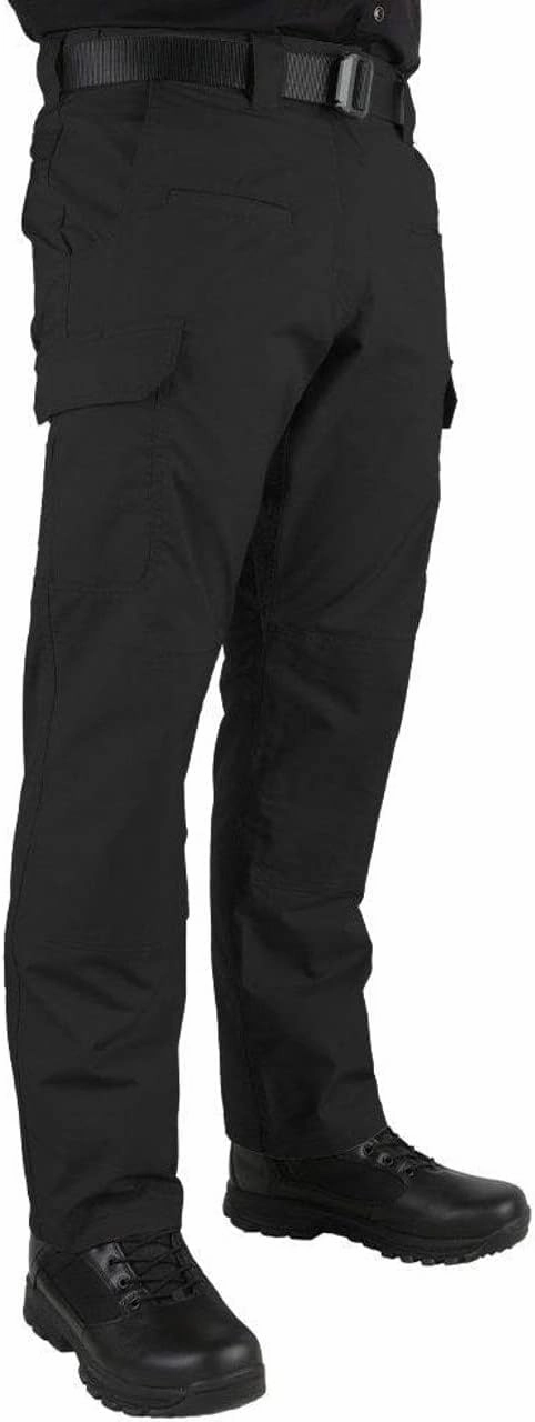 LA Police Gear Men's Battle Rattle Stretch Cargo Pants, Durable Ripstop Tactical Pants for Men, Stretch Waistband EDC Pants
