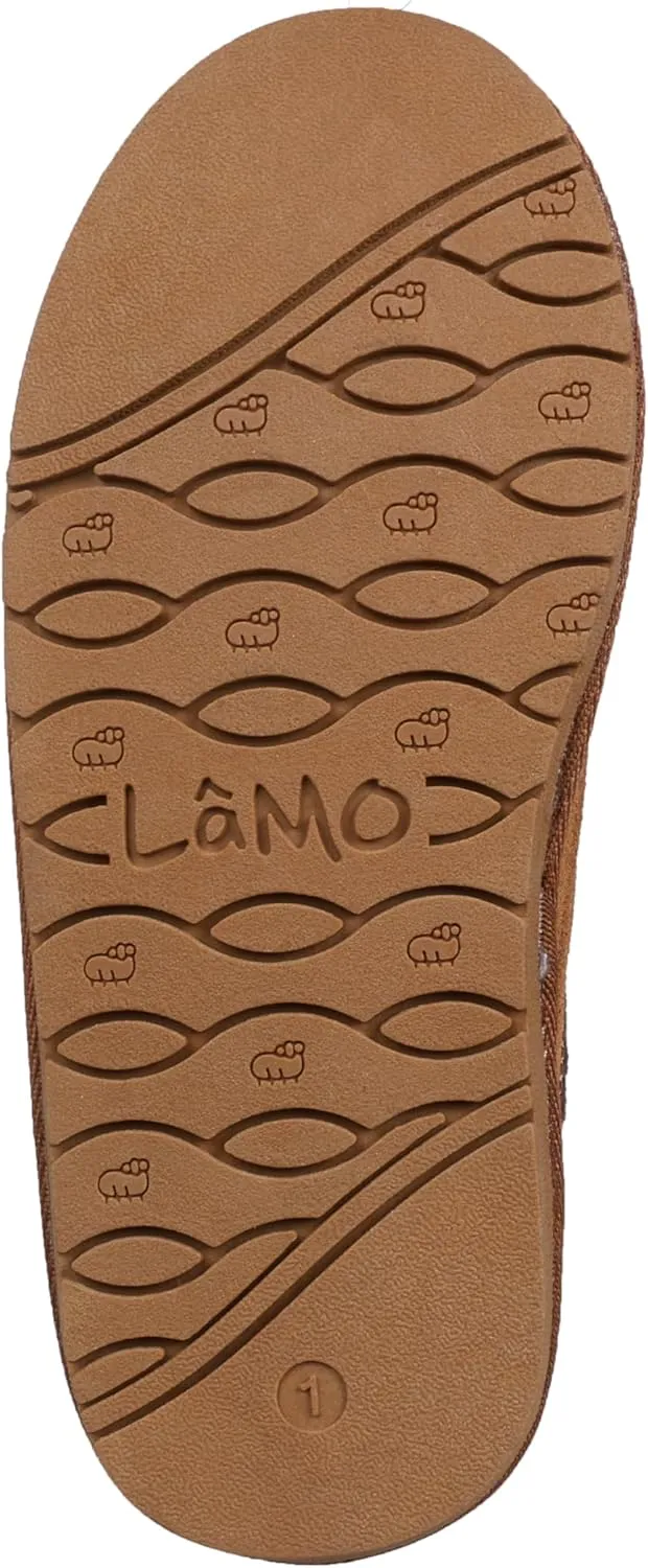 Lamo Kids Jules Youth Kids Clogs - Features Premium Suede with Faux Fur Lining and Memory Foam Footbed - Durable TPR Outsole Clogs for Kids