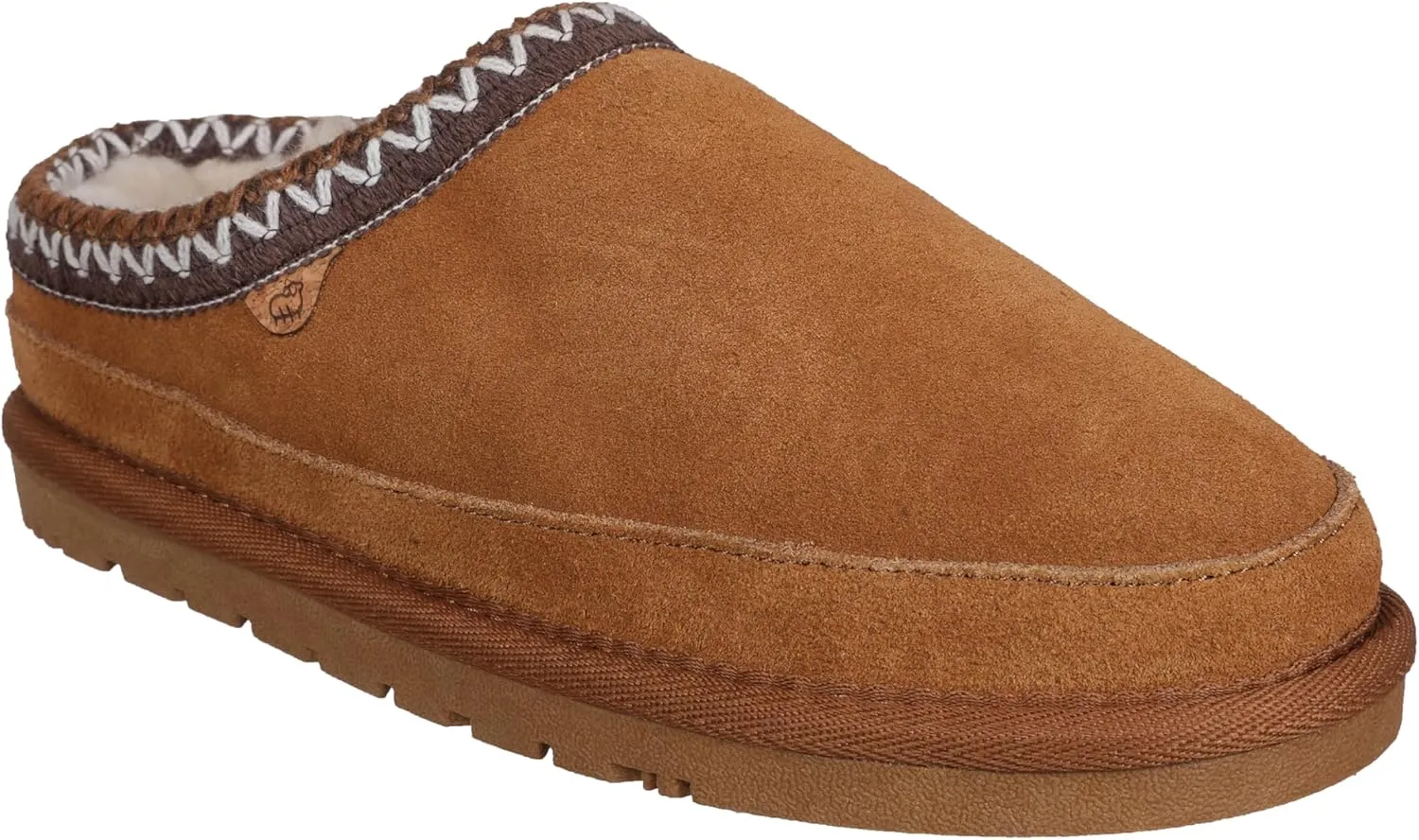 Lamo Kids Jules Youth Kids Clogs - Features Premium Suede with Faux Fur Lining and Memory Foam Footbed - Durable TPR Outsole Clogs for Kids