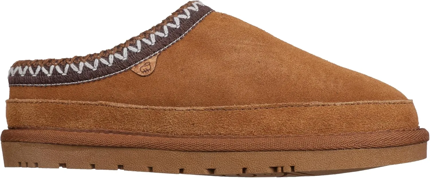 Lamo Kids Jules Youth Kids Clogs - Features Premium Suede with Faux Fur Lining and Memory Foam Footbed - Durable TPR Outsole Clogs for Kids