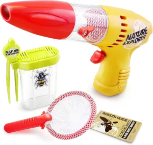 Lanard Nature Explorer: Insect Vacuum Deluxe Collector Set - Bug Out Critter Capture Set, Toy Outdoor Observation & Explorer Tools, Battery Powered, Kids Ages 3  Medium