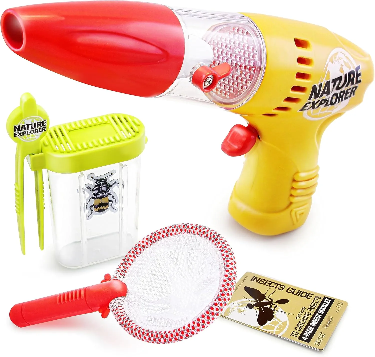Lanard Nature Explorer: Insect Vacuum Deluxe Collector Set - Bug Out Critter Capture Set, Toy Outdoor Observation & Explorer Tools, Battery Powered, Kids Ages 3  Medium