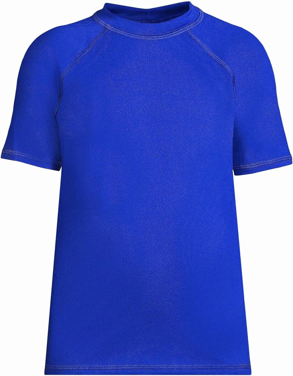 Lands' End Boys Short Sleeve UPF 50 Sun Protection Rash Guard