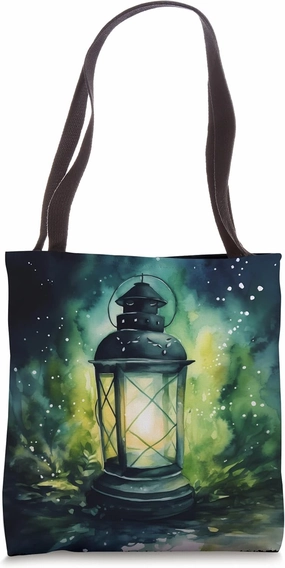 Lantern, Dark, Night, Illumination, Nighttime Light Tote Bag