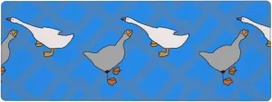 Large Gaming Mouse pad Oversized Rubber 31.5 X 11.8 Inch Suitable for Desktop, Laptop, PC Gray Goose Printing