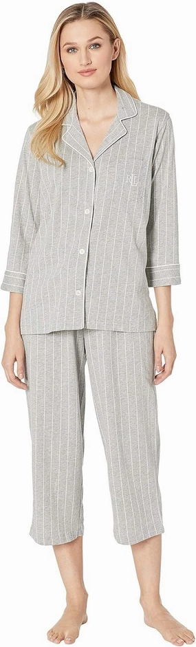 Lauren Ralph Lauren Essentials Bingham Knits Capri PJ Set